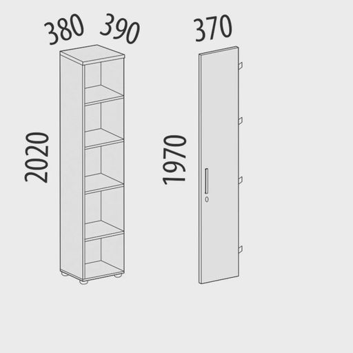 Стеллаж «Альфа 64.534»